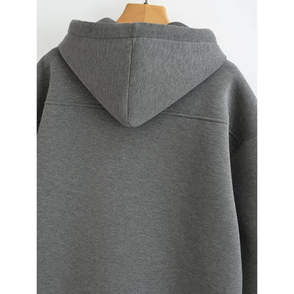 Sweat à capuche femme avec zip