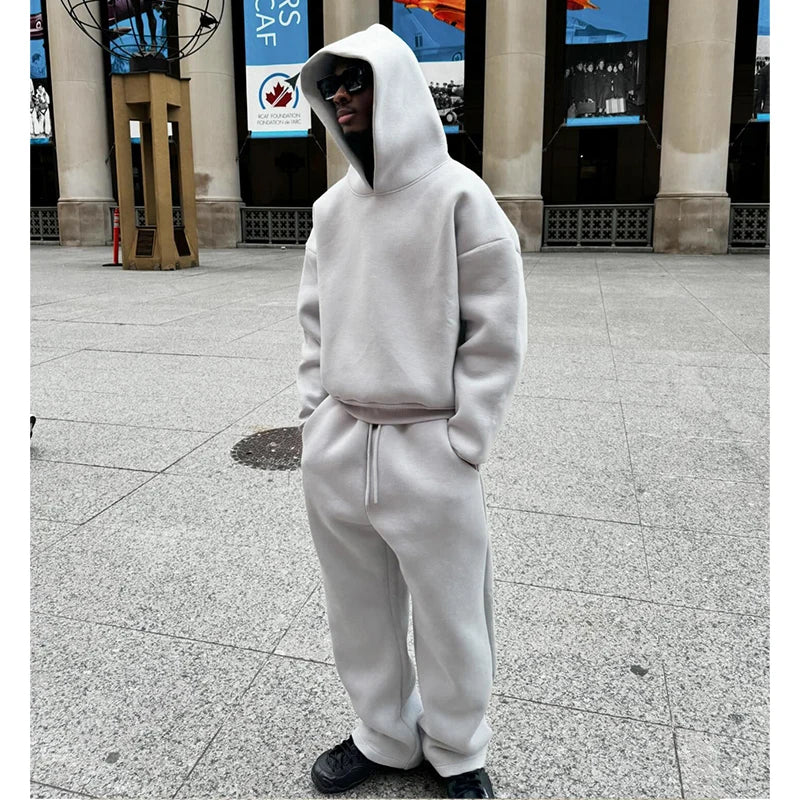 Ensemble hoodie oversize homme