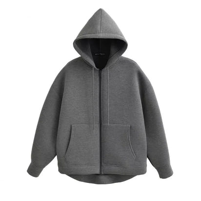 Sweat à capuche femme avec zip